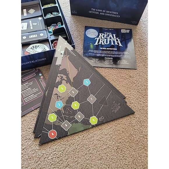 COMPLETE, The Real Truth Board Game- The Game of Cryptids and Conspiracies - Picture 5 of 6